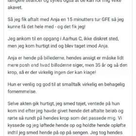 Anja (Lea) GFE - Independent  in Aarhus - for short time Superfrench with CIF  Real GFE ⭐️Real photo  Real French Kissing  Super service