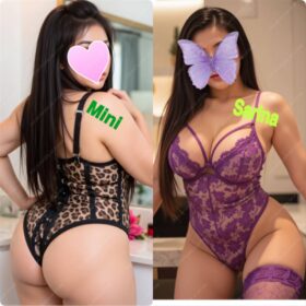 Afslappende en-til-en massage med sarina og Mimi
