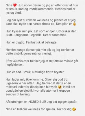 Nina * Many times SMS doesn't work pls write on WhatsApp * I accept Dkk/Euro/Revolut