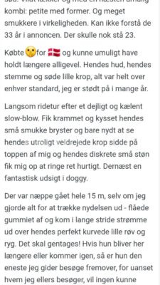 Nina * Many times SMS doesn't work pls write on WhatsApp * I accept Dkk/Euro/Revolut