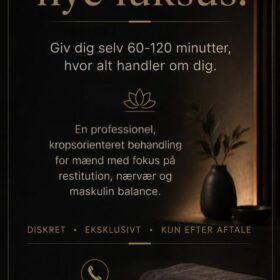“Bliv køreklar” Tank op med ro, nærvær, balance og styrke m. Tantra massage. Dansk privat /diskret ildsjæl i Højbjerg • tidsbestilling